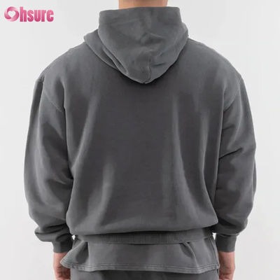 Nieuwe Mode Custom Goede Kwaliteit Zware Hoodie Blanco Effen 80 Katoen 20 Polyester 480 Gsm Oversized Warme Hoodie Zonder Trekkoord
