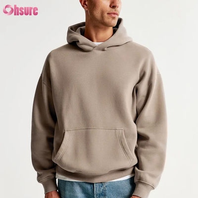 Hoge Kwaliteit 400 GSM Franse Terry Katoenen Hoodie Unisex Zacht Effen Dik met Aangepast Logo 100% Katoen voor Winter