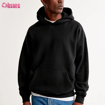 Hoge Kwaliteit 400 GSM Franse Terry Katoenen Hoodie Unisex Zacht Effen Dik met Aangepast Logo 100% Katoen voor Winter