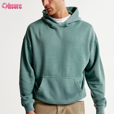 Hoge Kwaliteit 400 GSM Franse Terry Katoenen Hoodie Unisex Zacht Effen Dik met Aangepast Logo 100% Katoen voor Winter