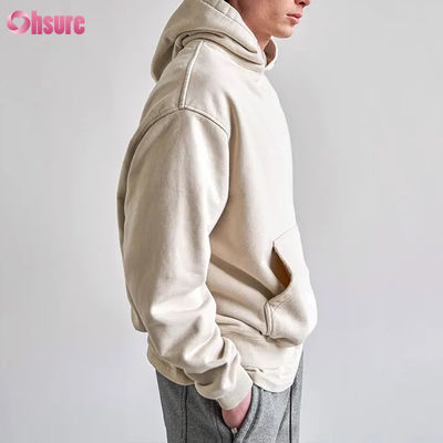 Custom logo Hoodie Hoge Kwaliteit Heren Sweatshirts Hoodies Custom logo Zware Katoen Oversized Heren Drop Shoulder Hoodie