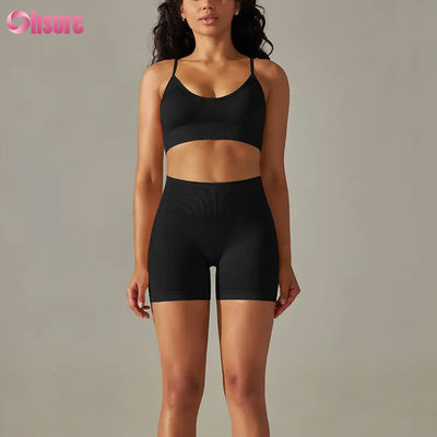 Dames Hoge Taille Modieuze Sportbroek Hete Verkoop Naadloze Activewear & Fitness Yoga Kleding Workout Yoga Leggings Sportbeha