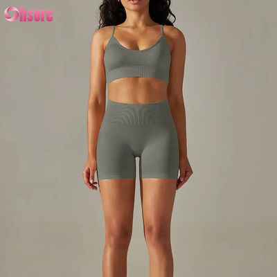 Dames Hoge Taille Modieuze Sportbroek Hete Verkoop Naadloze Activewear & Fitness Yoga Kleding Workout Yoga Leggings Sportbeha