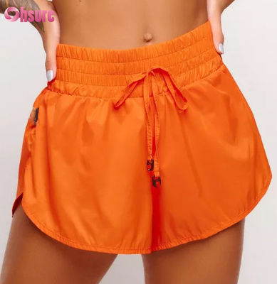 Nieuwe Ademende Losse Anti-wandelen Yoga Shorts Outdoor Vrije Tijd Hardlopen 100% Nylon Sport Shorts Dames Gezonde Hot Pants