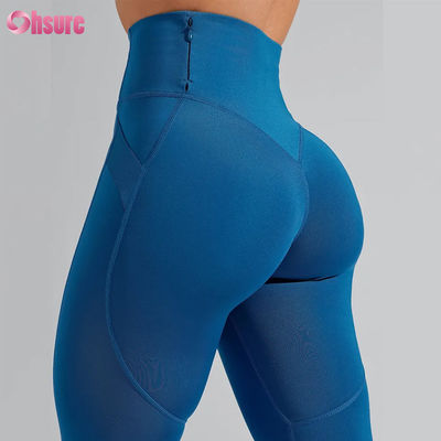 Groothandel Nylon Spandex High Waist Gym Yoga Broek Butt Lift Workout Strakke Fitness Leggings met Elastische