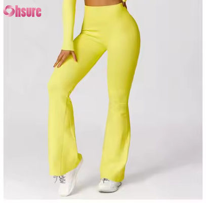 Sportbroek van hoge kwaliteit Comfortabele, veelzijdige sportlegging Yoga-legging met hoge taille en plooien voor dames