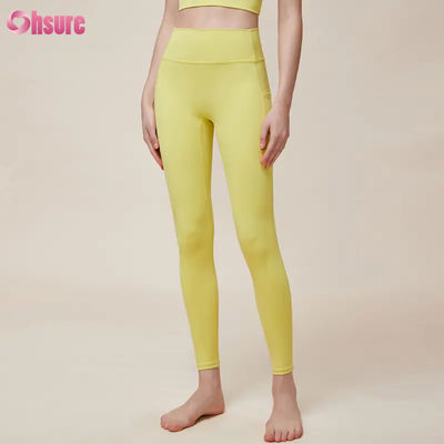 Yoga broeken voor dames, hoge kwaliteit, sneldrogend, nieuwe mode, effen patroon, gym leggings voor fitness workout