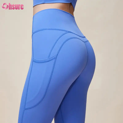 Yoga broeken voor dames, hoge kwaliteit, sneldrogend, nieuwe mode, effen patroon, gym leggings voor fitness workout
