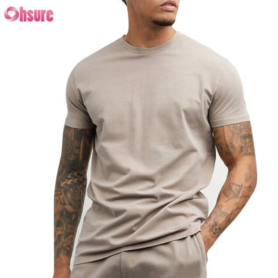 Groothandel Gym T-Shirt Custom Mensen Sport T-Shirt - 100% katoen, Spandex Blend, Running Gym Casual Wear, Korte mouw