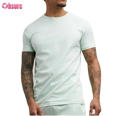 Groothandel Gym T-Shirt Custom Mensen Sport T-Shirt - 100% katoen, Spandex Blend, Running Gym Casual Wear, Korte mouw