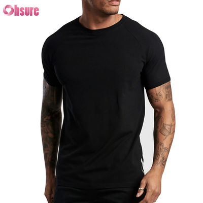 Groothandel Gym T-Shirt Custom Mensen Sport T-Shirt - 100% katoen, Spandex Blend, Running Gym Casual Wear, Korte mouw
