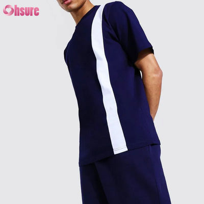Aangepaste voetbaluniform T-shirt Lichtgewicht Korte mouw Hoge kwaliteit voor Heren Blanco Casual Oversized Print Patroon
