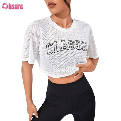 OEM Fabrieksprijs Zomer Lichtgewicht Outdoor Workout Mesh Tanktop voor Dames