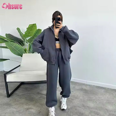 Winter Dames Cardigan Trui Set Coltrui Yoga Sport Comfortabele Warme Broek Outdoor Vrije Tijd Fitness Set
