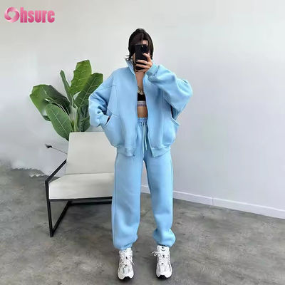 Winter Dames Cardigan Trui Set Coltrui Yoga Sport Comfortabele Warme Broek Outdoor Vrije Tijd Fitness Set