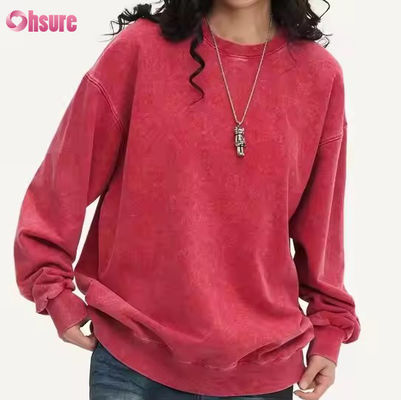 Autumn Winter Customized 400G Polyester / Cotton Circle Ademhalende Fitness Hoodie voor mannen O-Neck Anti-Shrink Gebruikt voor wassen