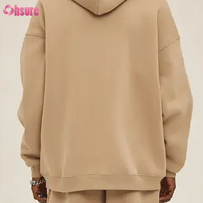 Vlies Oversize Hoodies Casual Pullovers Tracksuit Mensen Hoodies Langmouw Crew Neck Cotton Jersey Stof Winter Jacket voor mannen