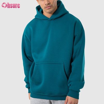 Vriendelijke stoffen Hoodie Hoodies van hoge kwaliteit katoen oversize truien slanke gewone mannen sport hoodies