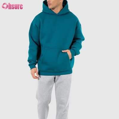 Vriendelijke stoffen Hoodie Hoodies van hoge kwaliteit katoen oversize truien slanke gewone mannen sport hoodies