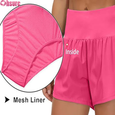 OEM-service Sportbroeken Multifunctionele Sportshorts Hoge Taille Comfortabele Sportshorts voor Dames
