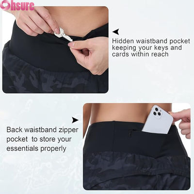 OEM-service Sportbroeken Multifunctionele Sportshorts Hoge Taille Comfortabele Sportshorts voor Dames