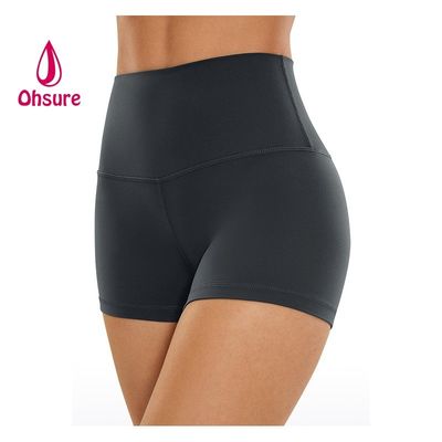 Groothandel Vrouwen Fitness Sports Shorts Running Bike Shorts Hign Waist Yoga Activewear Shorts Custom Logo Solid Casual Knitting