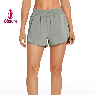 Sportbroek snelle droogbroek nieuwe hoge taille Casual Design vrouwen Custom Logo Plus Size Woven Printed Support Custom Sample
