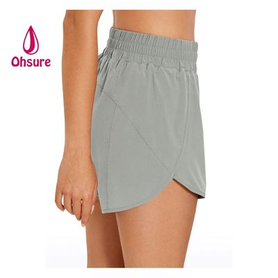 Sportbroek snelle droogbroek nieuwe hoge taille Casual Design vrouwen Custom Logo Plus Size Woven Printed Support Custom Sample