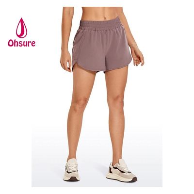 Sportbroek snelle droogbroek nieuwe hoge taille Casual Design vrouwen Custom Logo Plus Size Woven Printed Support Custom Sample