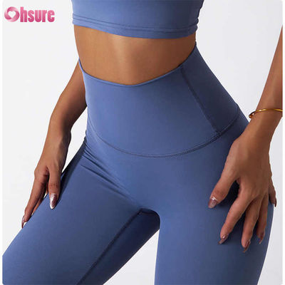 High Waist Butt-lifting Fitness Yoga Leggings Nude Squatproof Outdoor Cycling Running Pants Huidvriendelijke Workout Tights