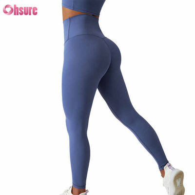 High Waist Butt-lifting Fitness Yoga Leggings Nude Squatproof Outdoor Cycling Running Pants Huidvriendelijke Workout Tights