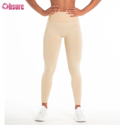 Oem Factory Direct Sale Sportbroek Solid Color Aanpasbare Sweatpants Fitness Wear Naadloze Design Leggings voor vrouwen