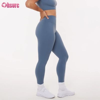 High Waist Polyester Full Length Compression Workout Training Leggings voor vrouwen