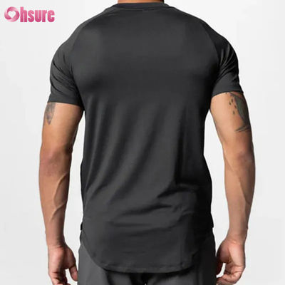 Maat Heren Gym Shirts Top Blanco Zeefdruk Korte Mouw Sneldrogend Katoen Ronde Hals Oversized Sport T-shirts