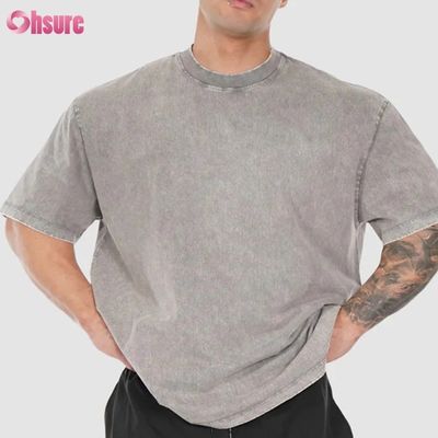 Aangepaste Logo Sport T-shirt Casual Getailleerde Mouwen Workout Blanco T-shirt voor Heren
