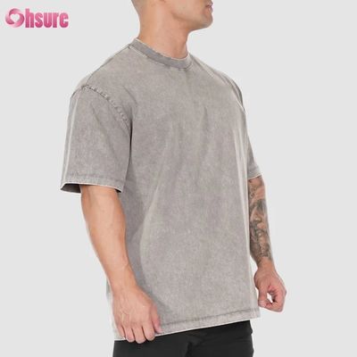 Aangepaste Logo Sport T-shirt Casual Getailleerde Mouwen Workout Blanco T-shirt voor Heren