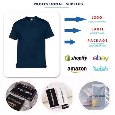 Op maat gemaakt logo Hoge kwaliteit 260 GSM Zwaar gewicht Box Fit 100% Katoen Drop Shoulder Oversized Cropped Boxy T-shirts Sport