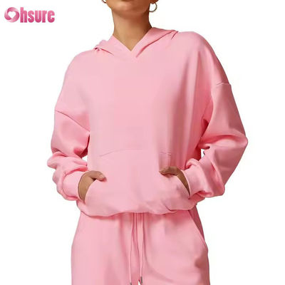 Vrouwen 2 Piece Outfits Sweatsuit Sets Hoodies Wide Leg Sweatpants Tracksuit 2024 Fall Matching Lounge Set
