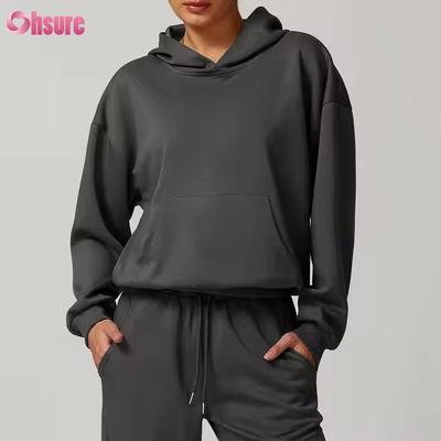 Vrouwen 2 Piece Outfits Sweatsuit Sets Hoodies Wide Leg Sweatpants Tracksuit 2024 Fall Matching Lounge Set
