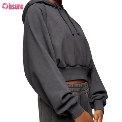 2024 Nieuwe Mode Hoge Kwaliteit Dames Franse Terry Fleece Katoenen Hoodie Winter Trui met Bedrukt Design