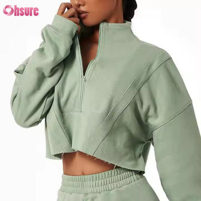Nieuwe warme sport hoodies casual losse kraag top maat vrouwen hardlopen fitness trui hoodies