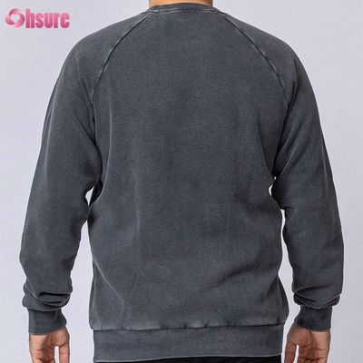 Crew Neck Sweatshirts Casual Pullovers Men Hoodies Print High Quality Cotton Fleece Winterkleding voor mannen Jersey Stof Gebreid