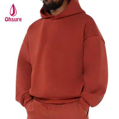 Custom Heavyweight Drop Shoulder Hoodie Fabrikanten Blank 100% Cotton Oversized High Quality Mensen Hoodies