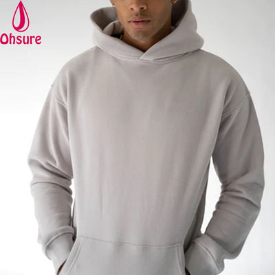 Heavyweight Casual Hoodie High Quality Fleece Hoodie Solid Color Basic Sweatshirts voor mannen