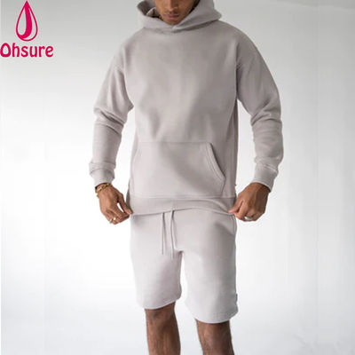 Heavyweight Casual Hoodie High Quality Fleece Hoodie Solid Color Basic Sweatshirts voor mannen