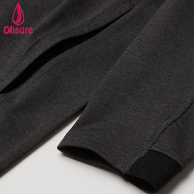 Hot Selling Heren Yoga Hoodie Sneldrogend Mesh-gevoerd Wrapover Capuchon Regular Fit voor Gym Training Aangepast Logo Effen Patroon Herfst
