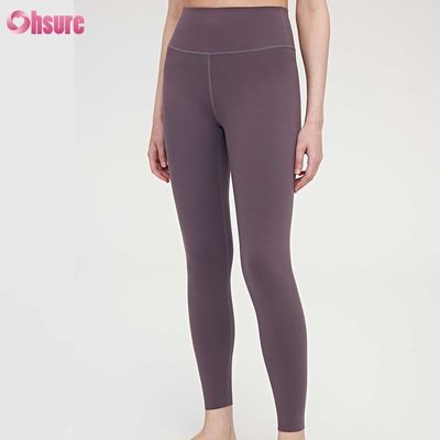 Kleding Vier Naald Zes Draad Compressie Fitness Dames Leggings Hoge Taille Slank Volledig 1 Stuk Sportkleding Skinny Yoga Broek
