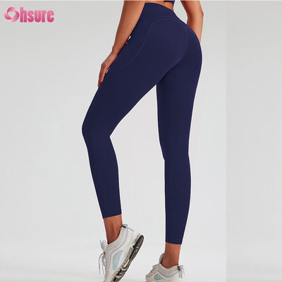 Custom Leggings Gym Wear Multi Colors Classic Yoga Pants Workout Leggings Vrouwen Scrunch Yoga Leggings Sportkleding Solid Pattern