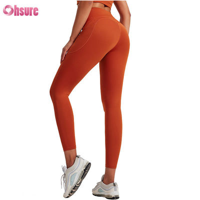 Custom Leggings Gym Wear Multi Colors Classic Yoga Pants Workout Leggings Vrouwen Scrunch Yoga Leggings Sportkleding Solid Pattern