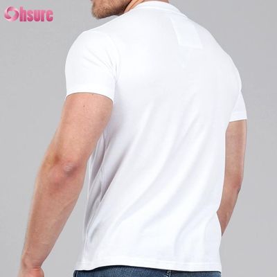 Bamboe T-shirt voor Heren Vriendelijke Stof BoksenT-shirt V-hals Bedrukking Casual Print Patroon Gebreide Spier Ondersteuning